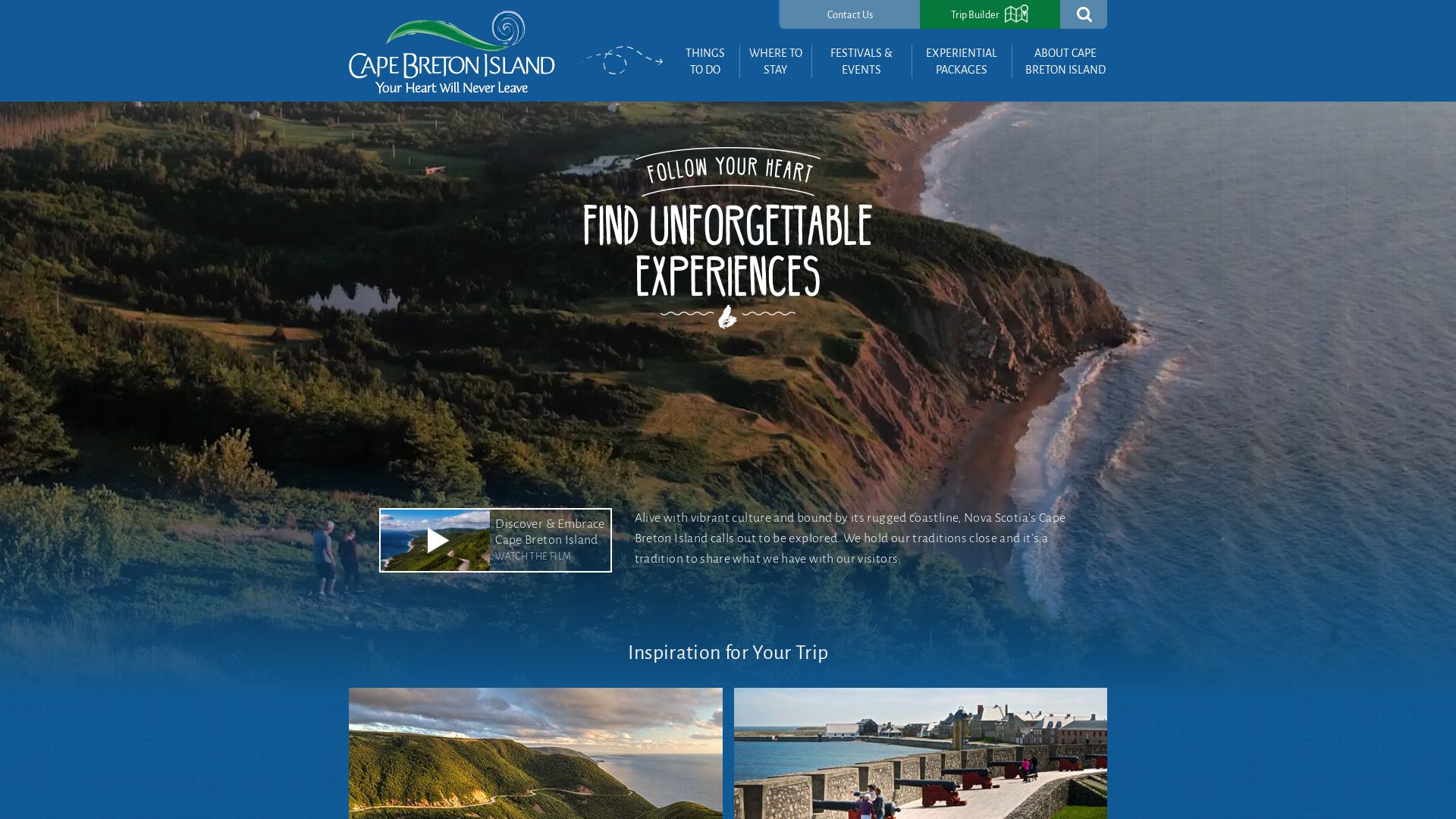 Screenshot of Cape Breton Island