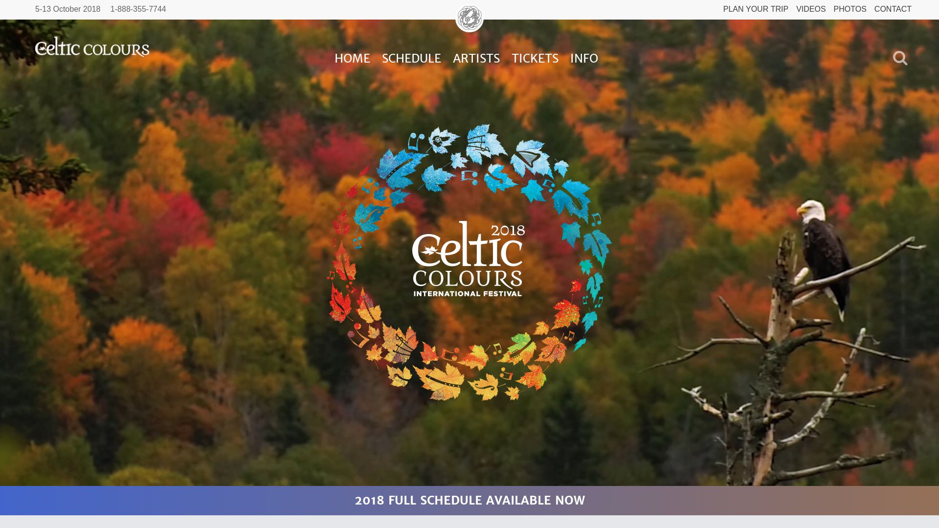 Screenshot of Celtic Colours International Festival