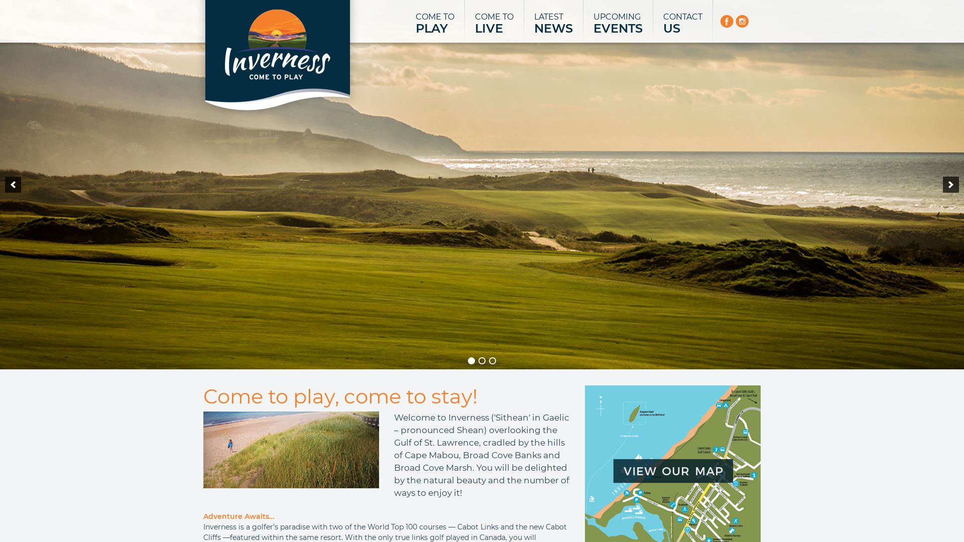 Screenshot of Inverness Cape Breton